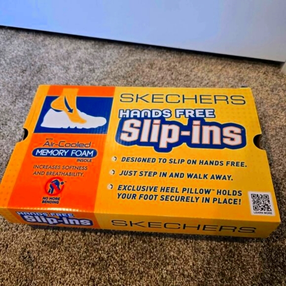 Skechers Slip-ins White Sneakers Size 7 - Picture 4 of 10